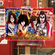 Kiss celebrity portrait by Chris Tutty