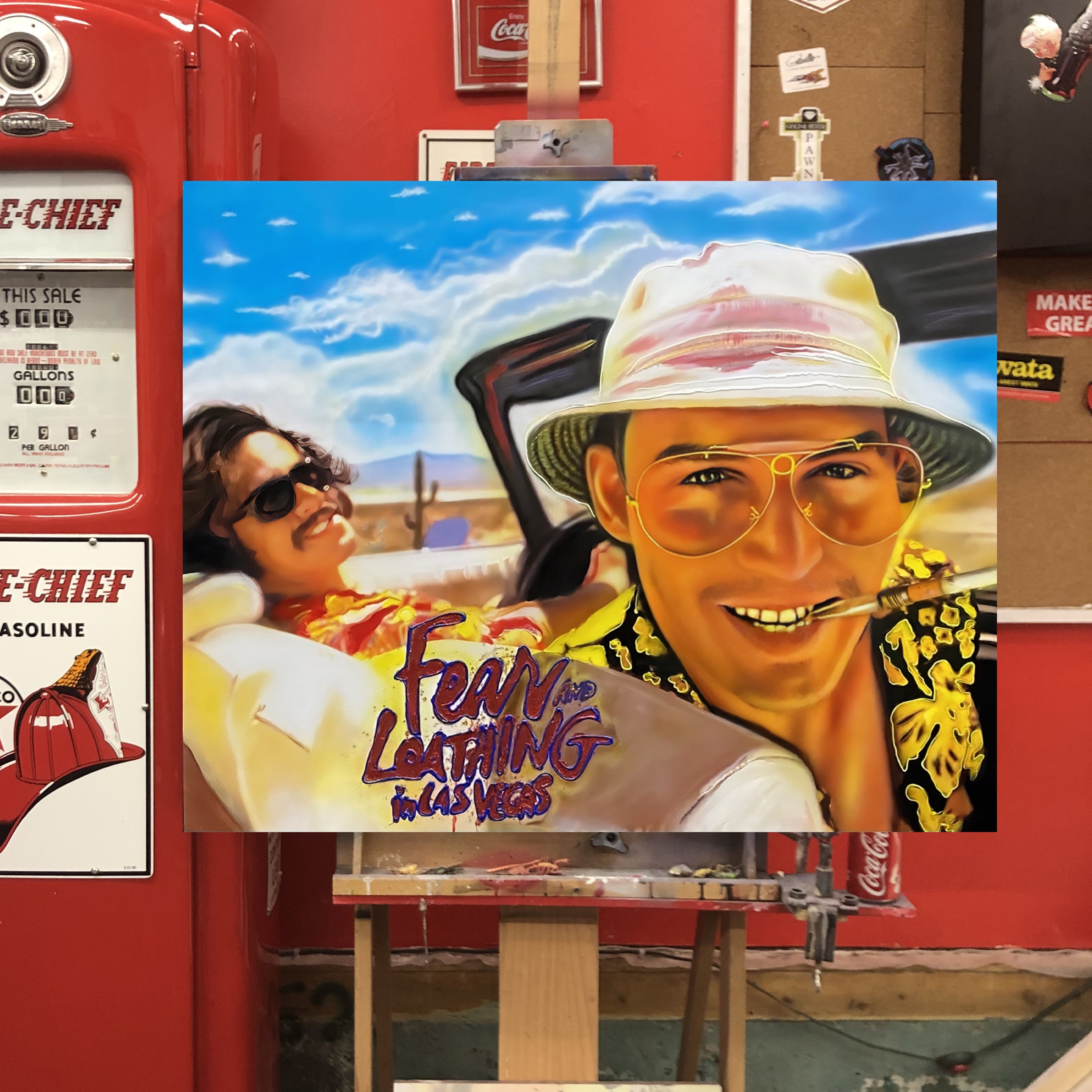 Fear and Loathing celebrity portrait by Chris Tutty