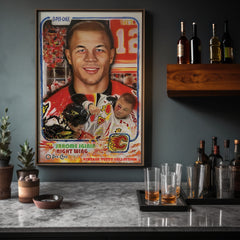 Jarome Iginla portrait by Chris Tutty