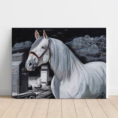 Whitey the horse by Chris Tutty