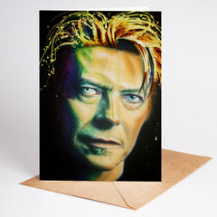 Bowie 2 Greeting card