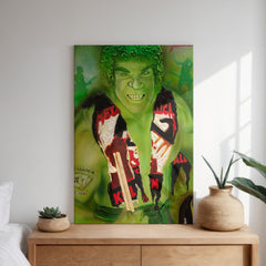 "HULKAMETALICA MANIA Signed  Metallica celebrity portrait by Chris Tutty