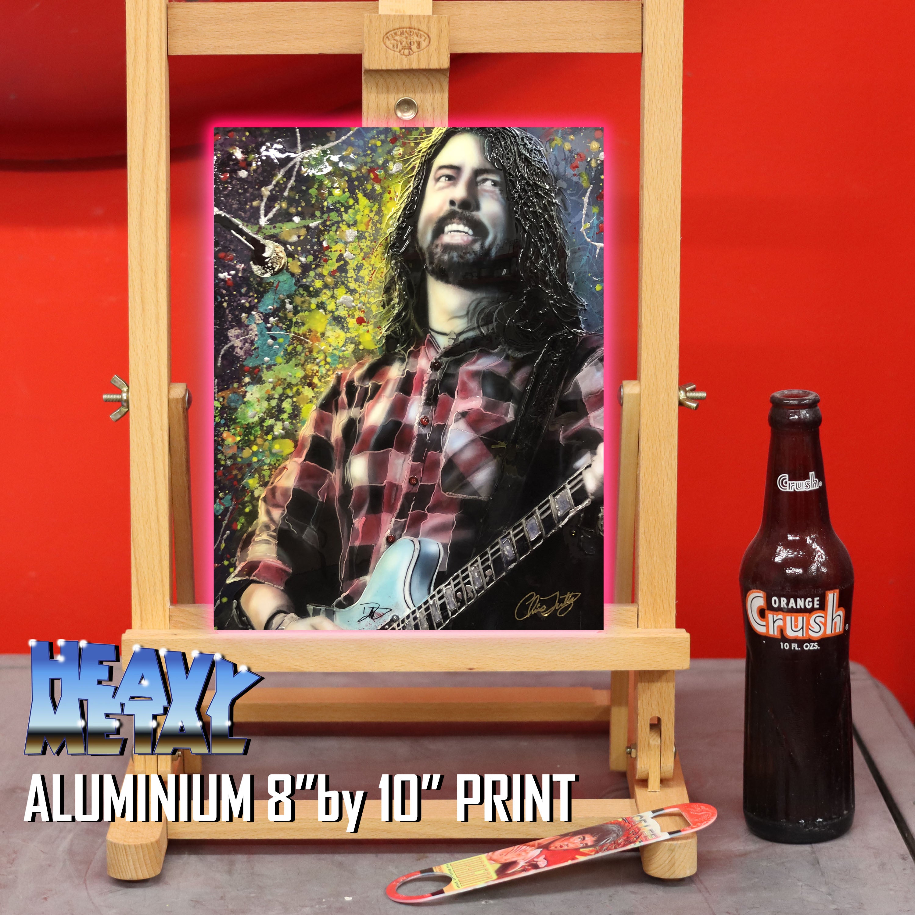 Dave Grohl celebrity portrait by Chris Tutty