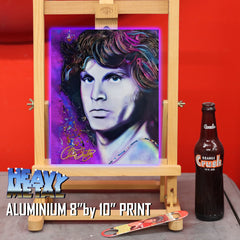 Jim Morrison Purple portrait by Chris Tutty