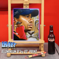 Eye of the Tiger Canvas Art - Tiger Woods by Chris Tutty
