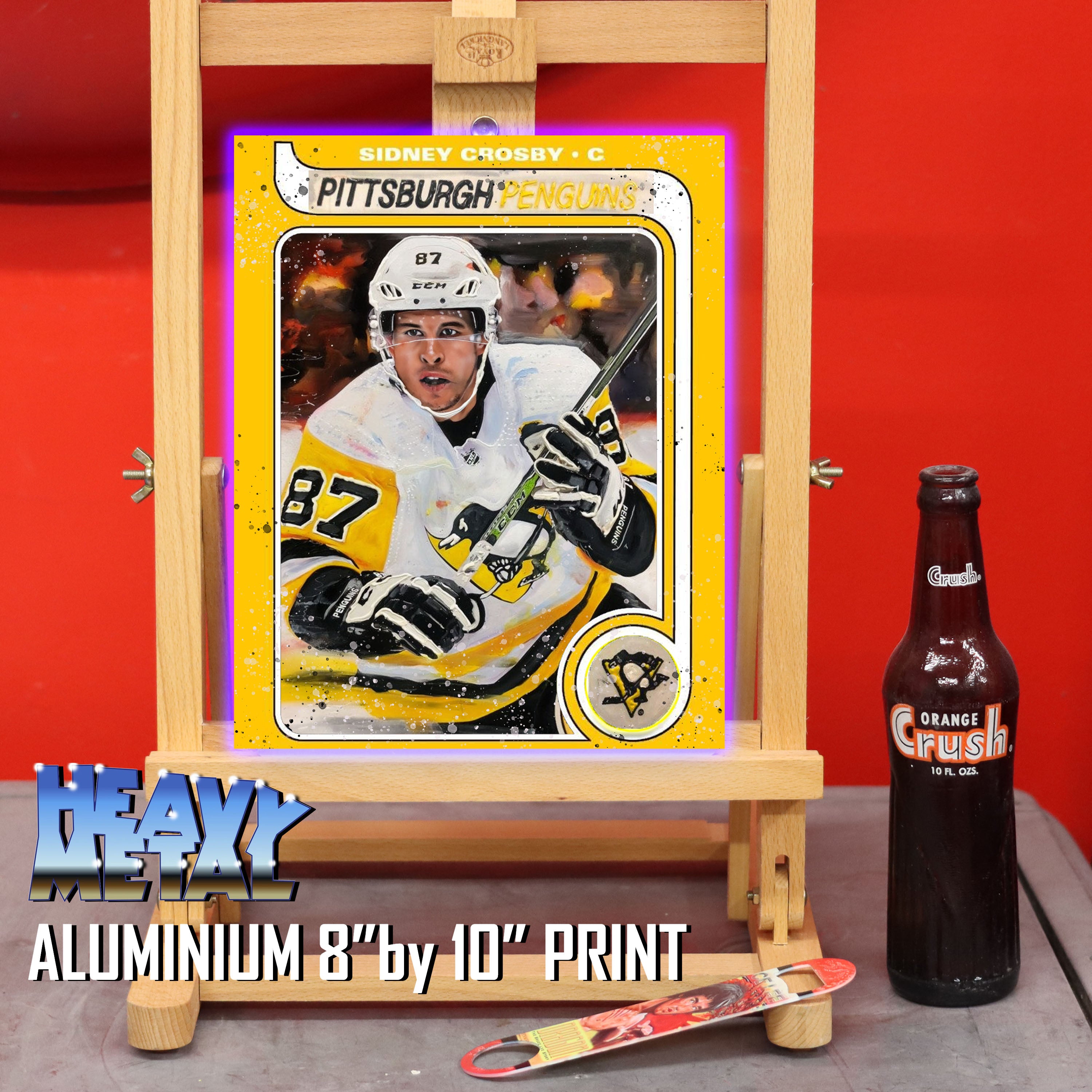 'Sid the Kid" Sidney Crosby portrait by Chris Tutty