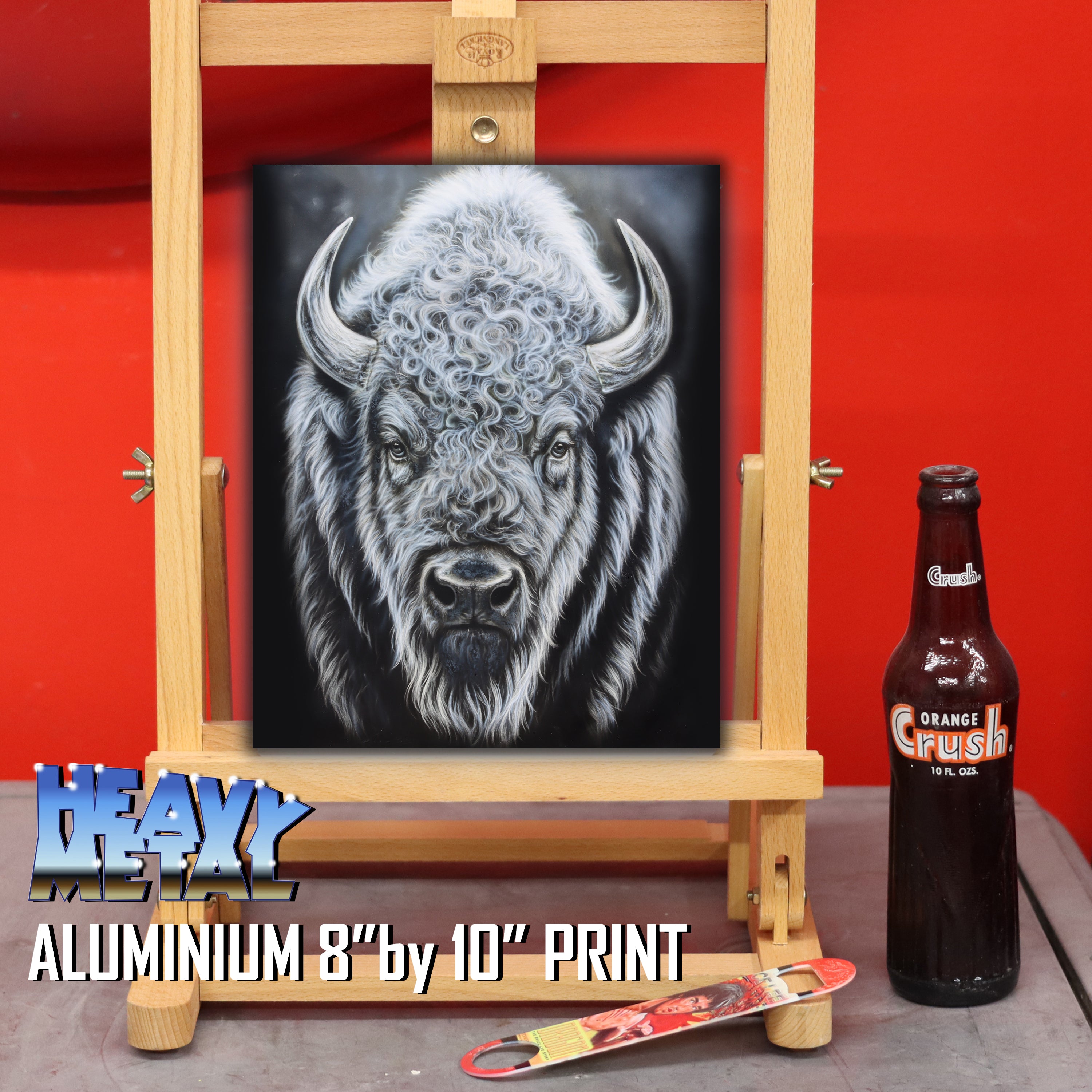 Spirit of the Plains - Bison Wildlife art by Chris Tutty