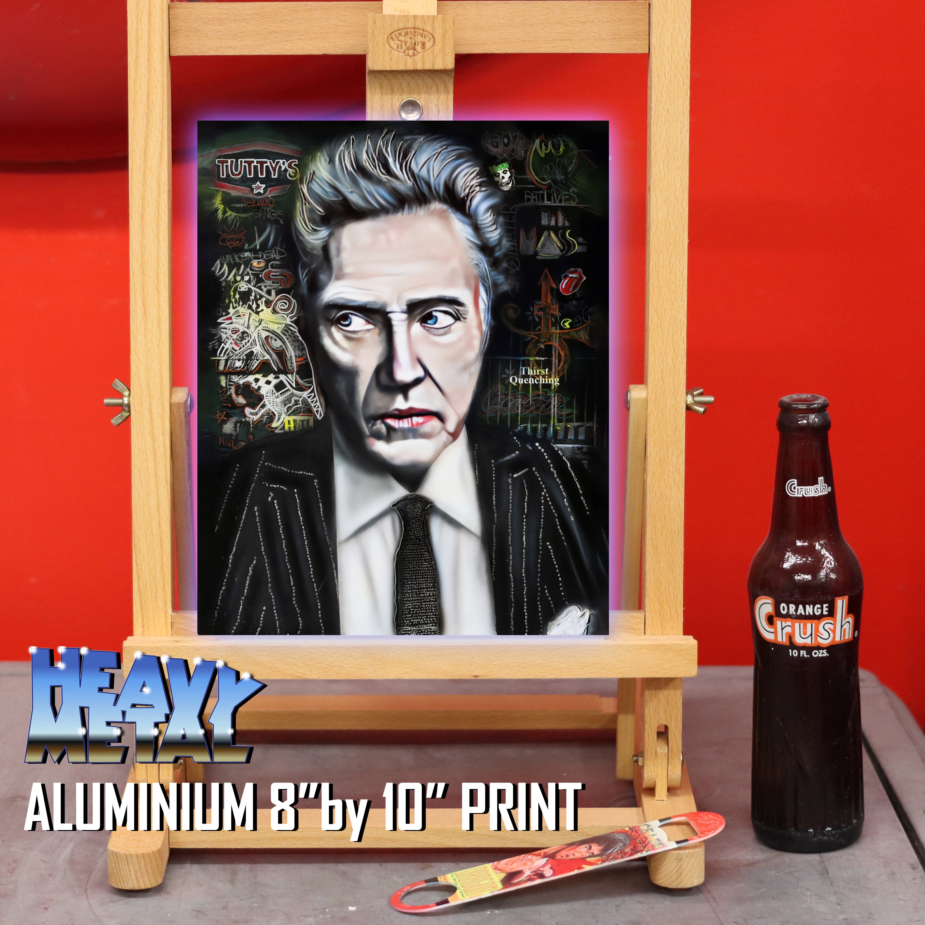 "WALKEN IN CALGARY" Christopher Walken Celebrity Portrait By Chris Tutty