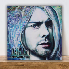 Kurt Cobain Canvas Art by Chris Tutty - Nevermind Nirvana Grunge Icon