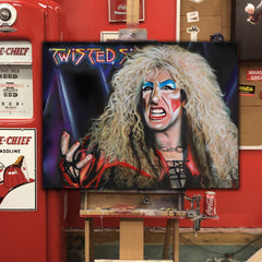 Dee Snider Canvas Art by Chris Tutty - I Still Wanna Rock Twisted Sister