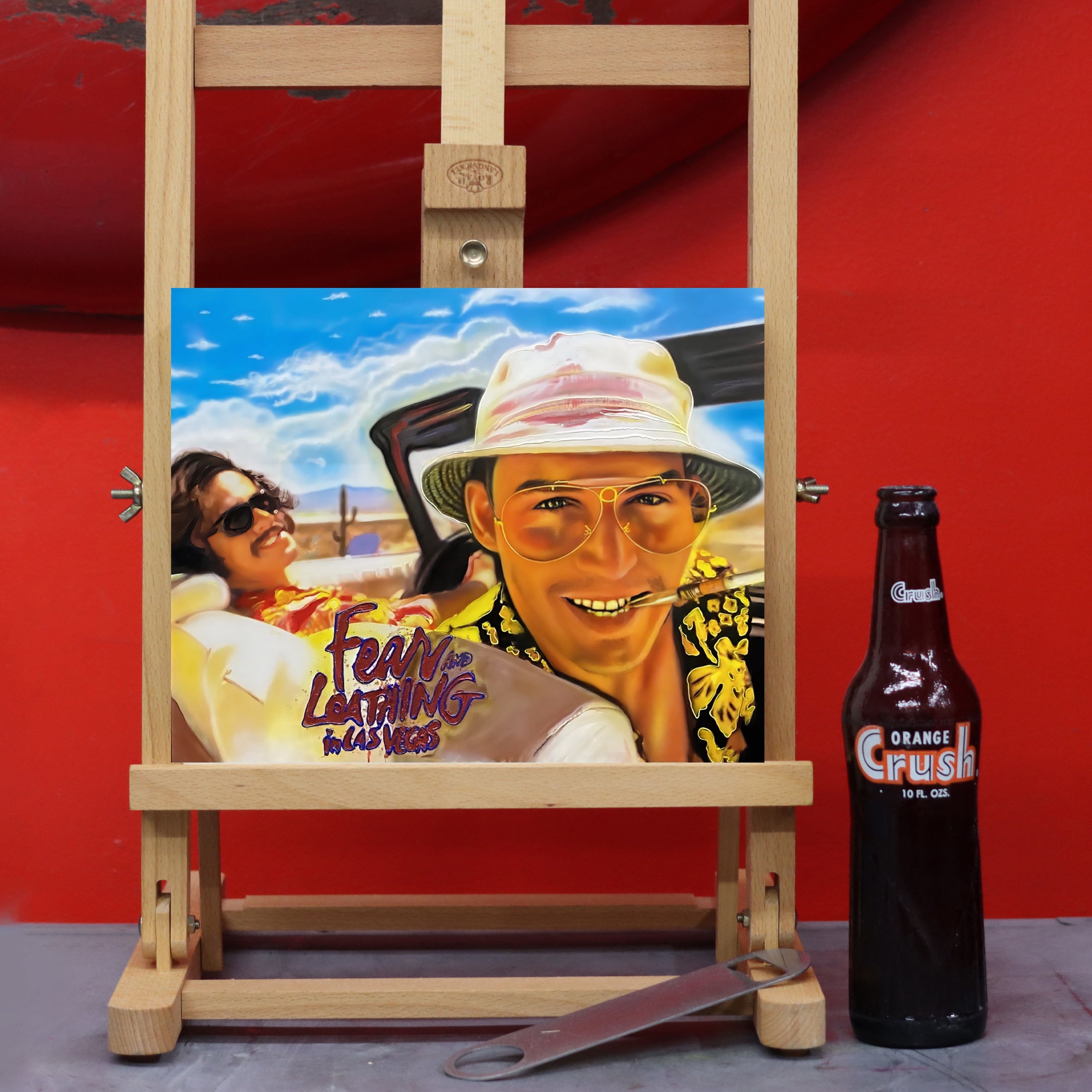 Fear and Loathing celebrity portrait by Chris Tutty