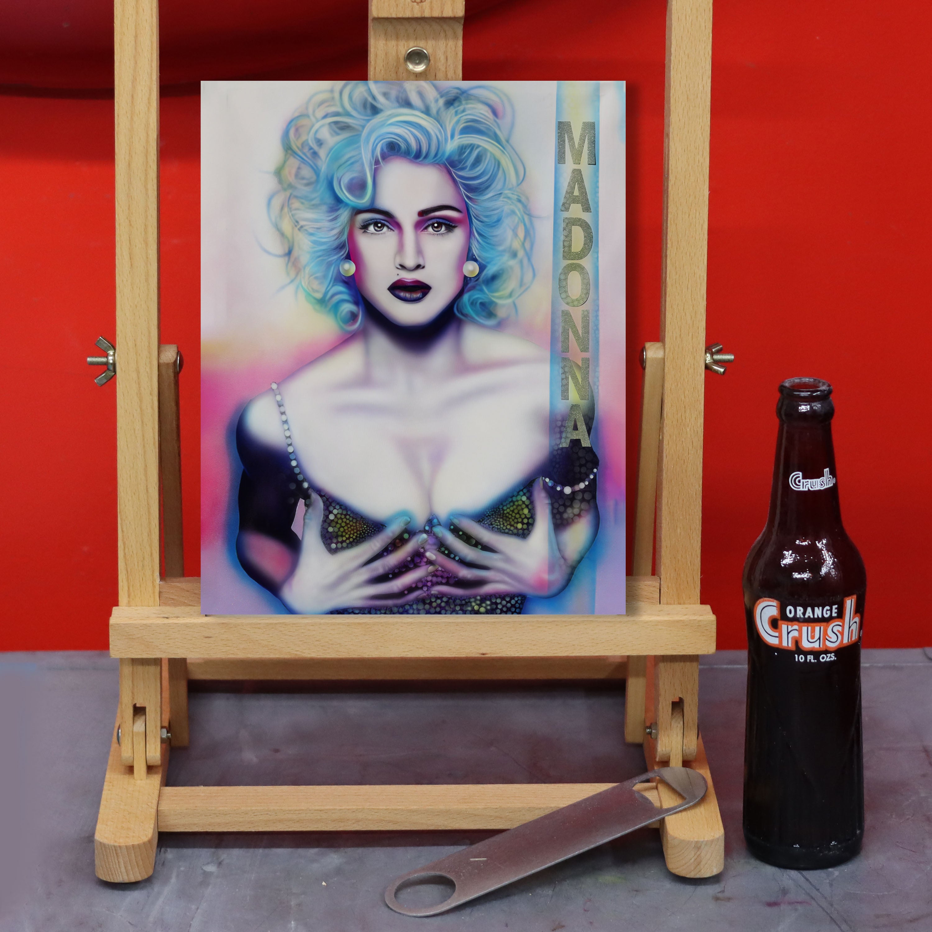 "Madonna" Portrait By Chris Tutty