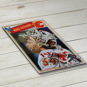 'The Wall" Mikka Kiprusoff portrait by Chris Tutty