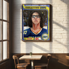 Slap Shot Warrior Steve Hanson signed Celebrity portrait by Chris Tutty