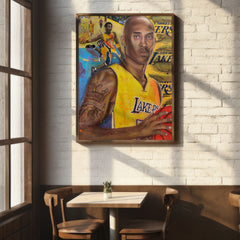 Kobe Bryant Celebrity portrait by Chris Tutty