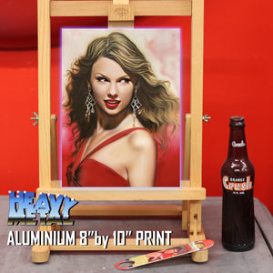 "RED" Taylor Swift Celebrity Portrait By Chris Tutty