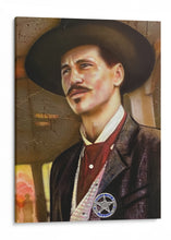 Doc Holiday ( Val Kilmer) portrait by Chris Tutty