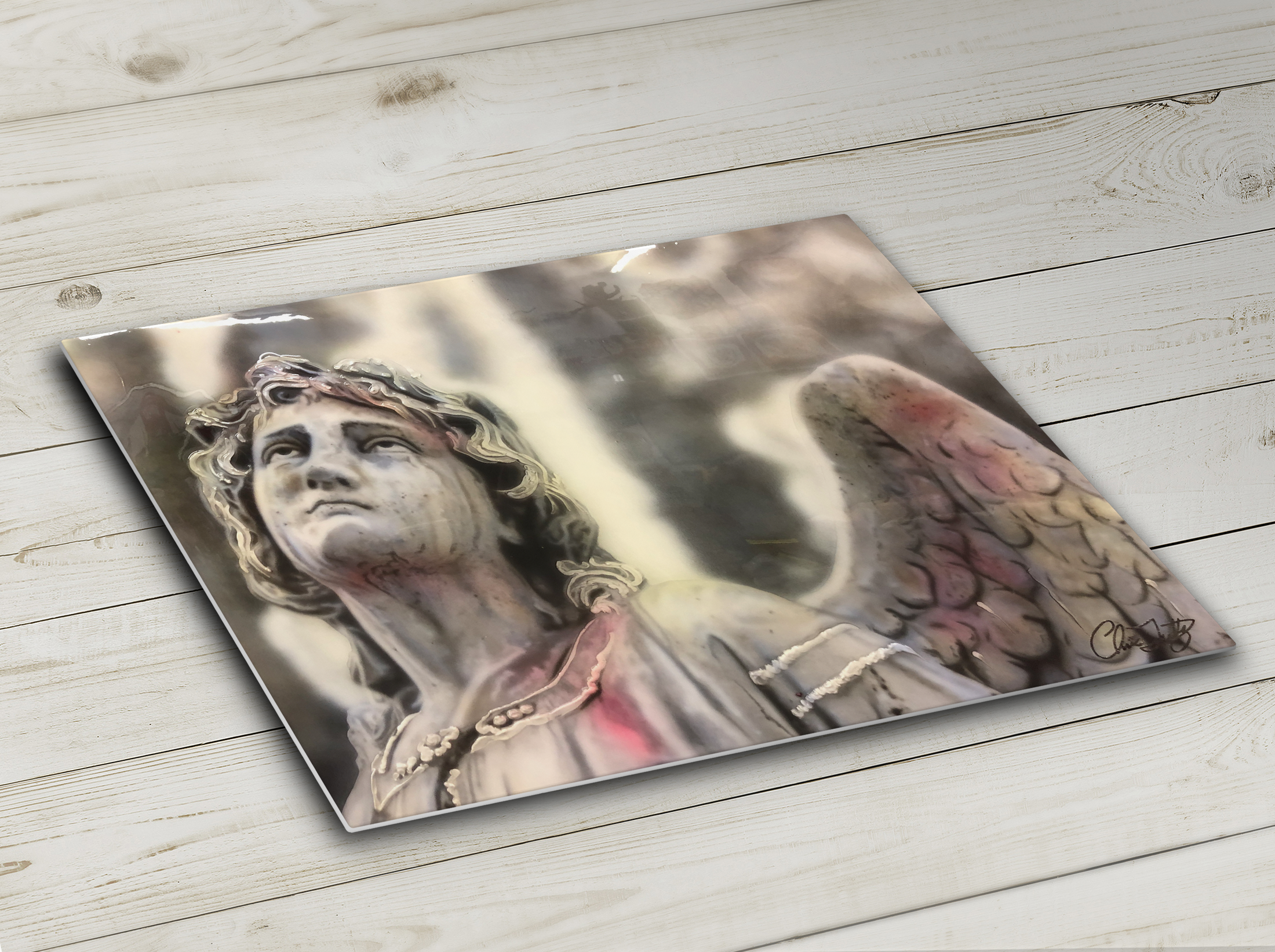 "Angel of Reflection" Saint Michael by Chris Tutty