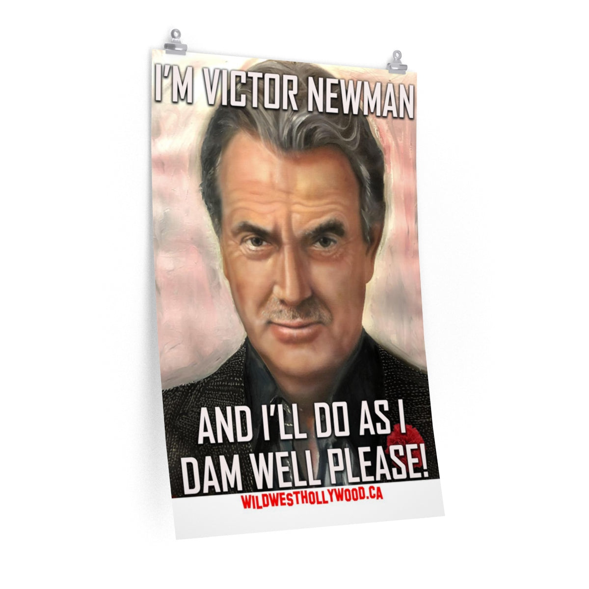 Victor Newman art poster