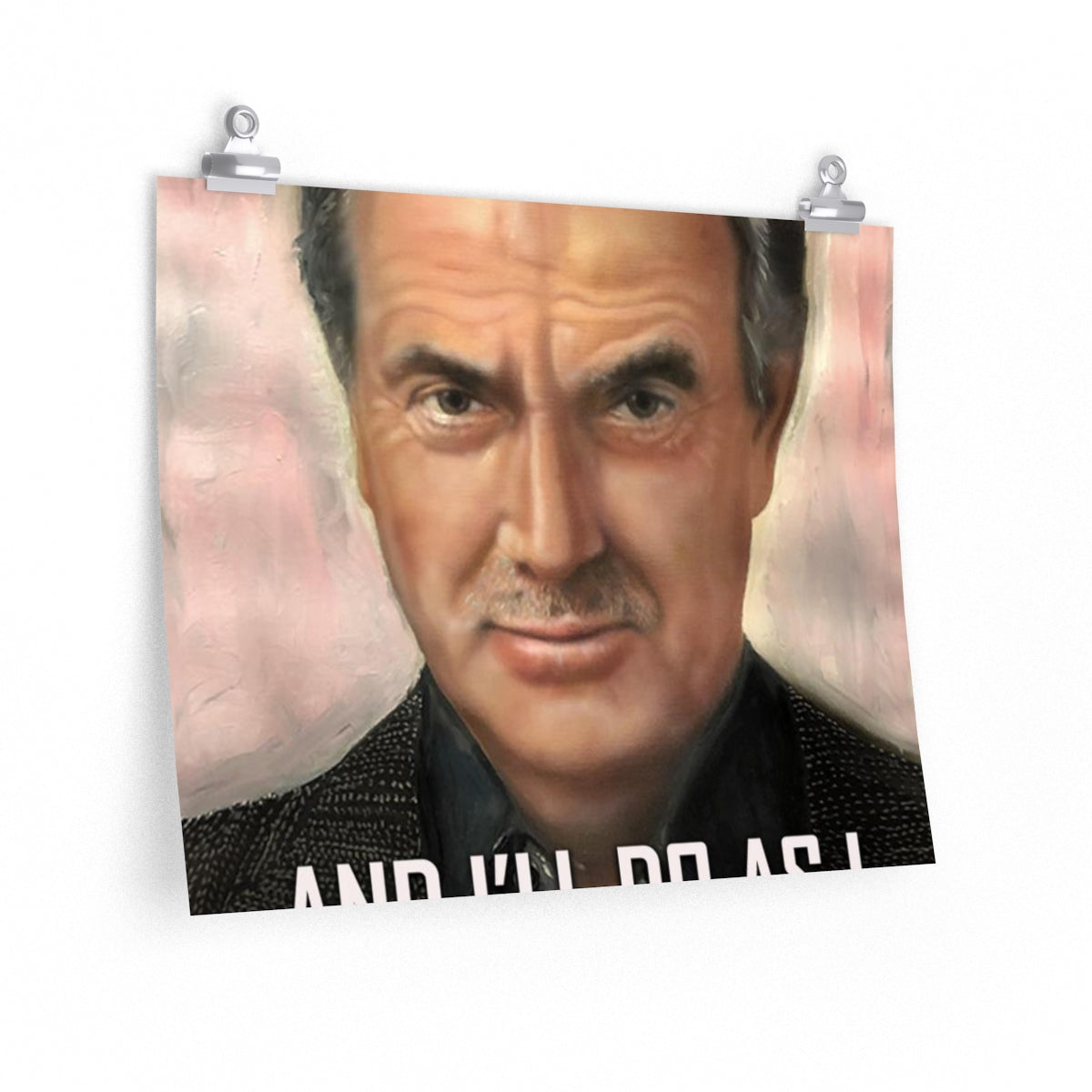 Victor Newman art poster