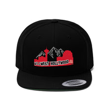Wild West Hollywood Unisex Flat Bill Hat