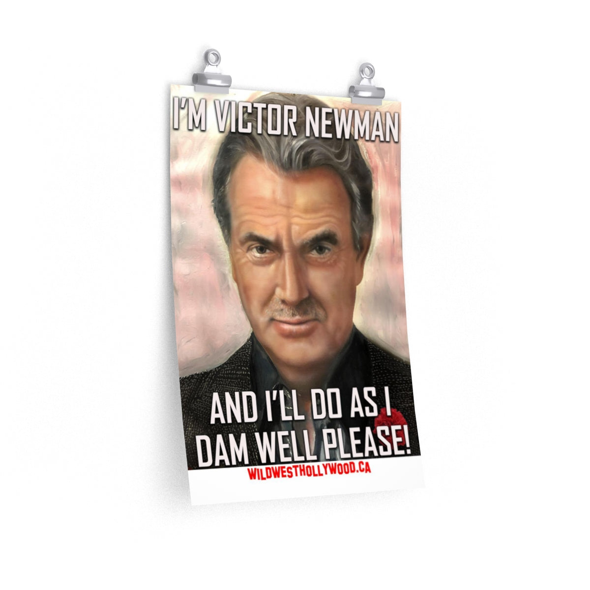 Victor Newman art poster