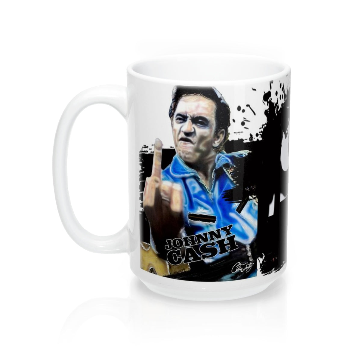 Johnny Cash Mug 15oz