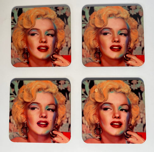 Marilyn Monroe Coasters by Chris Tutty