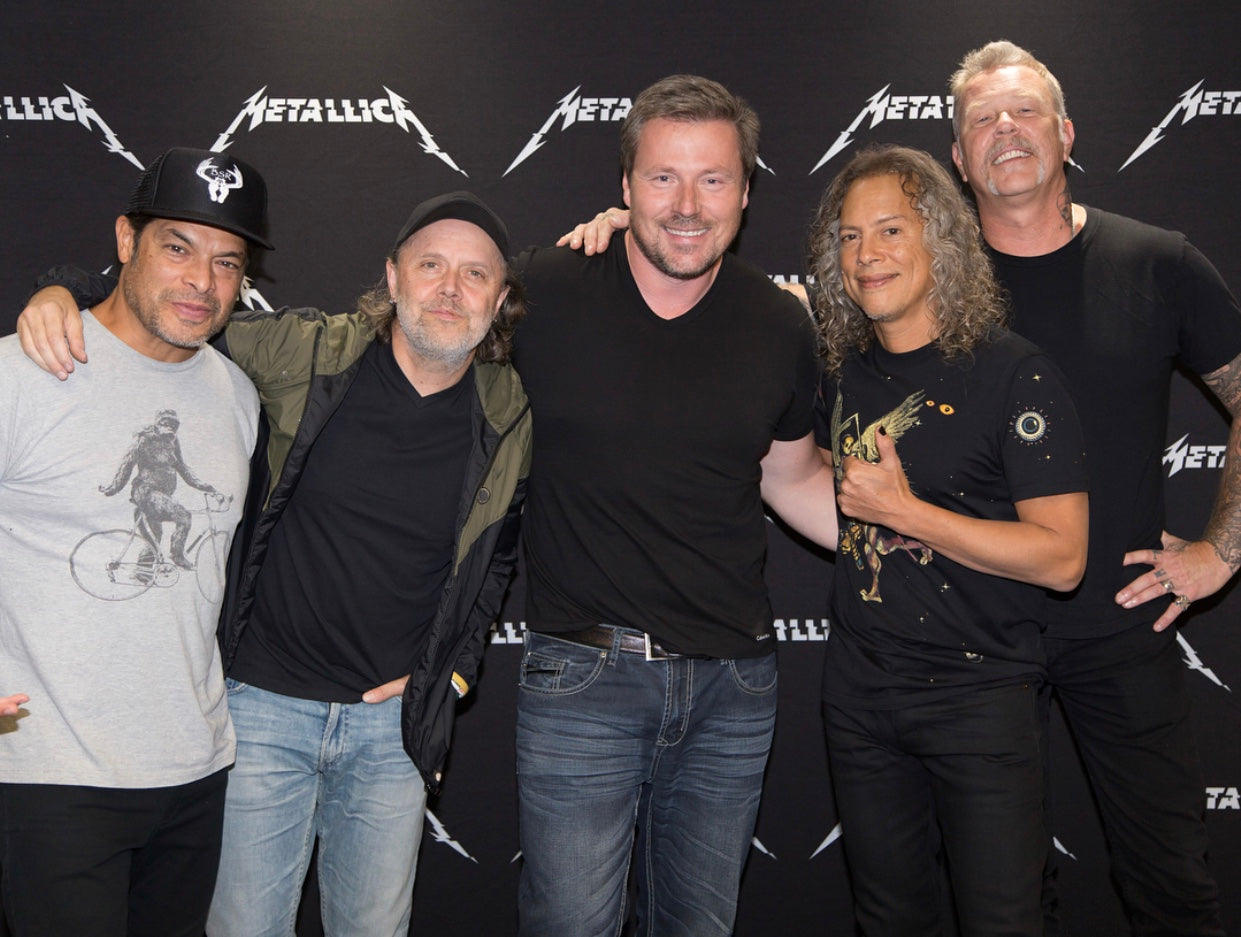 "HULKAMETALICA MANIA Signed  Metallica celebrity portrait by Chris Tutty