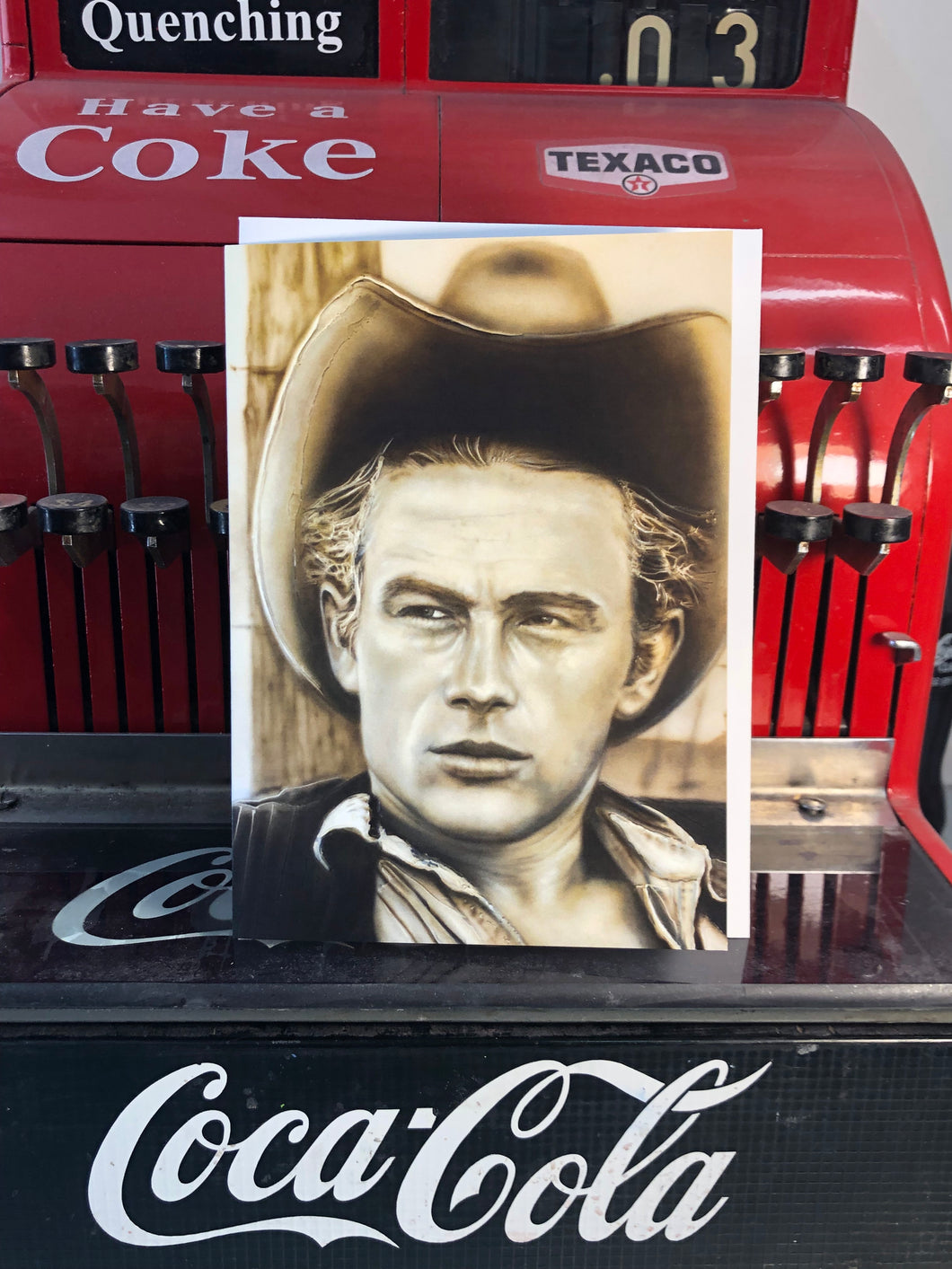 James Dean Greeting card