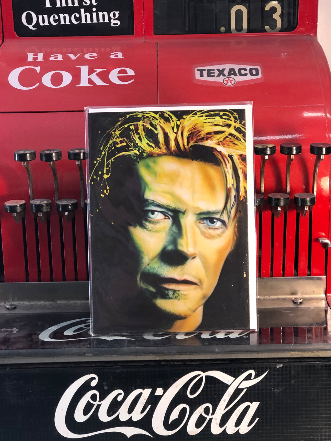 Bowie 2 Greeting card
