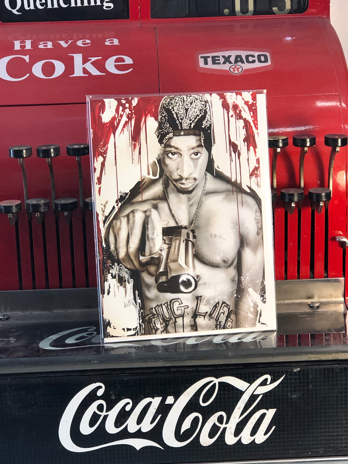 Tupac Greeting card