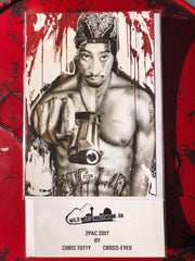 Tupac Greeting card