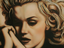 Vulnerable Marilyn Monroe  celebrity portrait by Chris Tutty