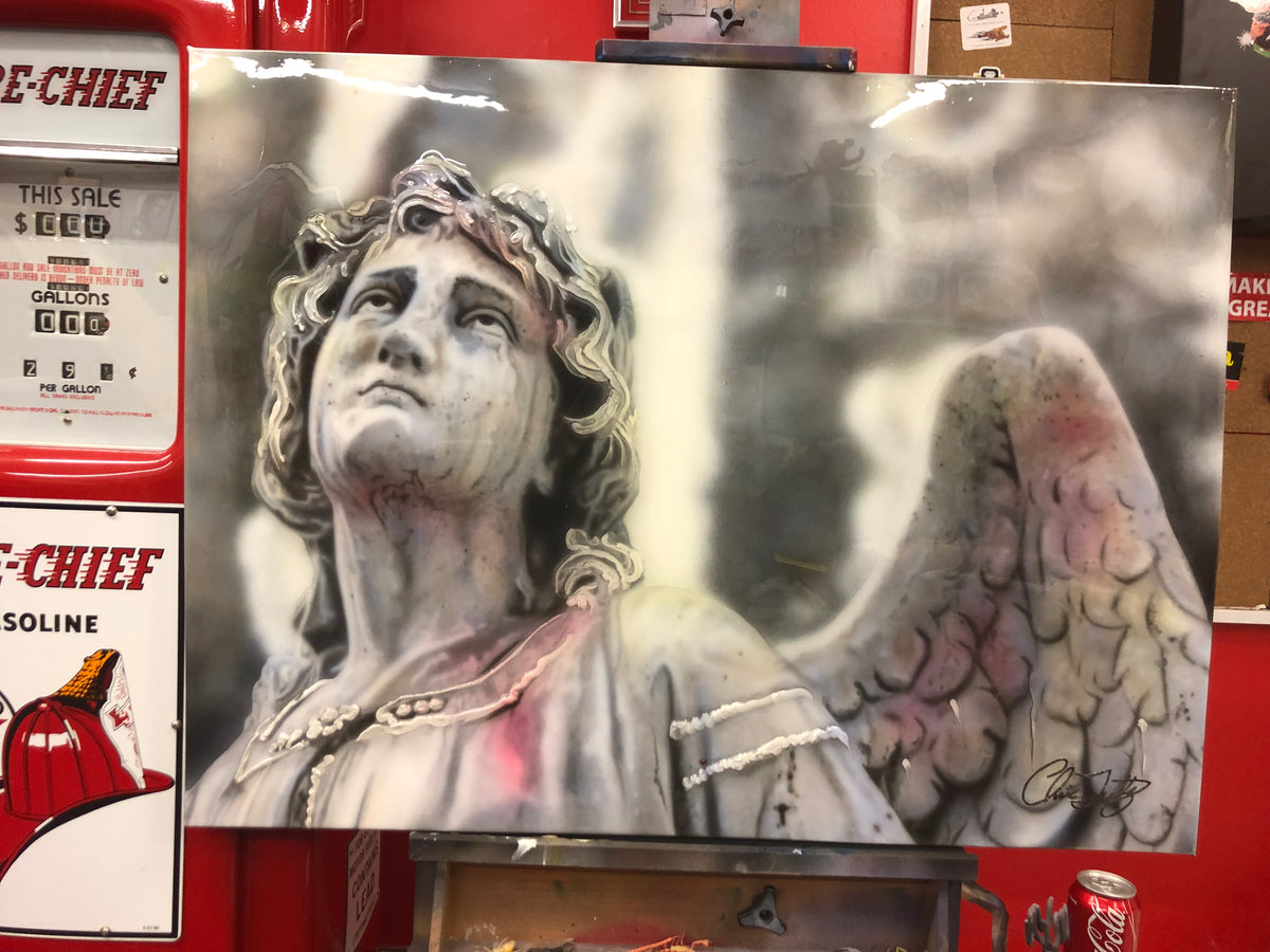 "Angel of Reflection" Saint Michael by Chris Tutty