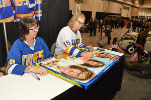 Signed celebrity Hanson Brothers portrait by Chris Tutty