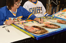 Signed celebrity Hanson Brothers portrait by Chris Tutty