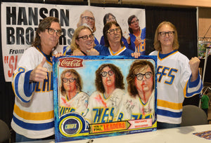 Signed celebrity Hanson Brothers portrait by Chris Tutty