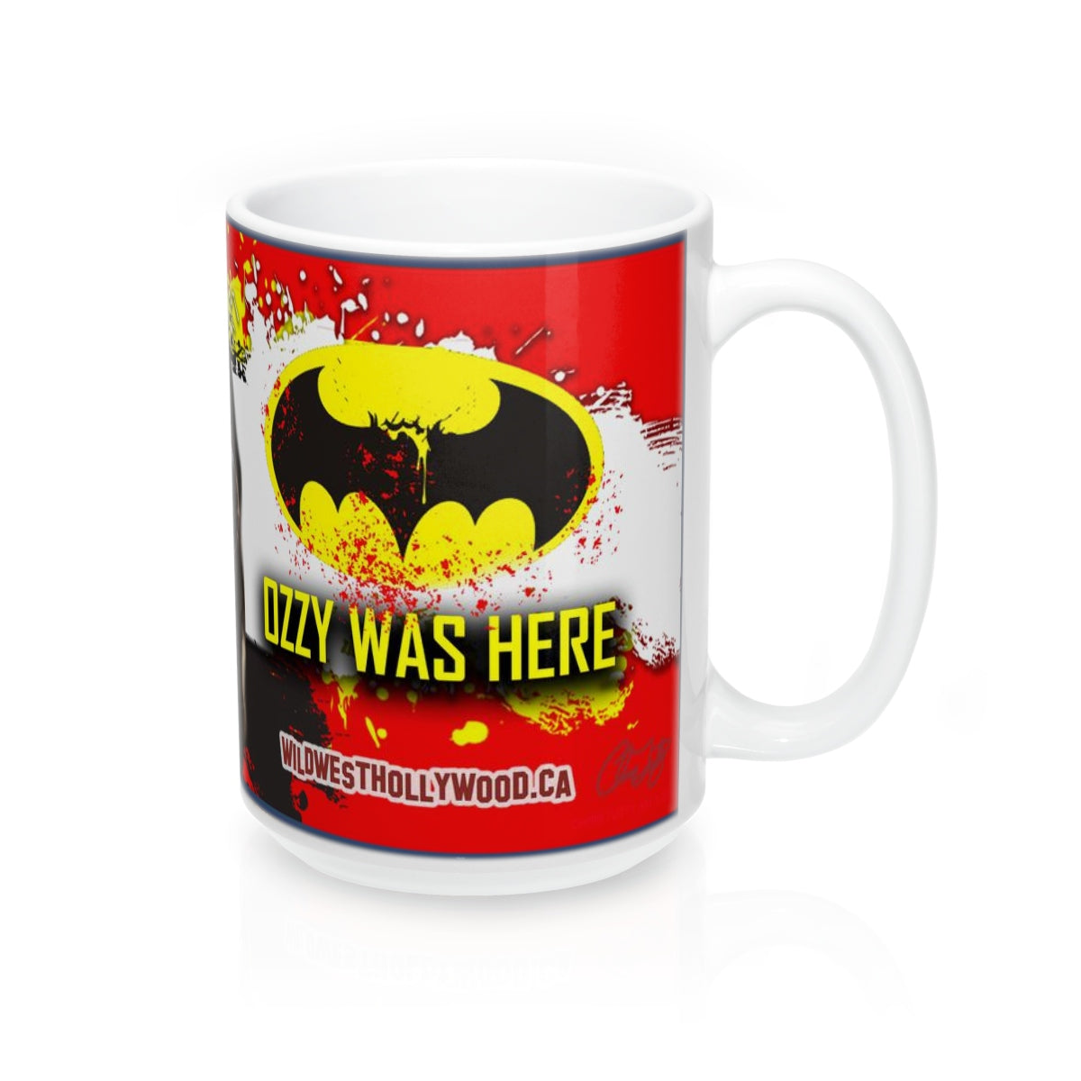 Ozzy Was Here Mug 15oz