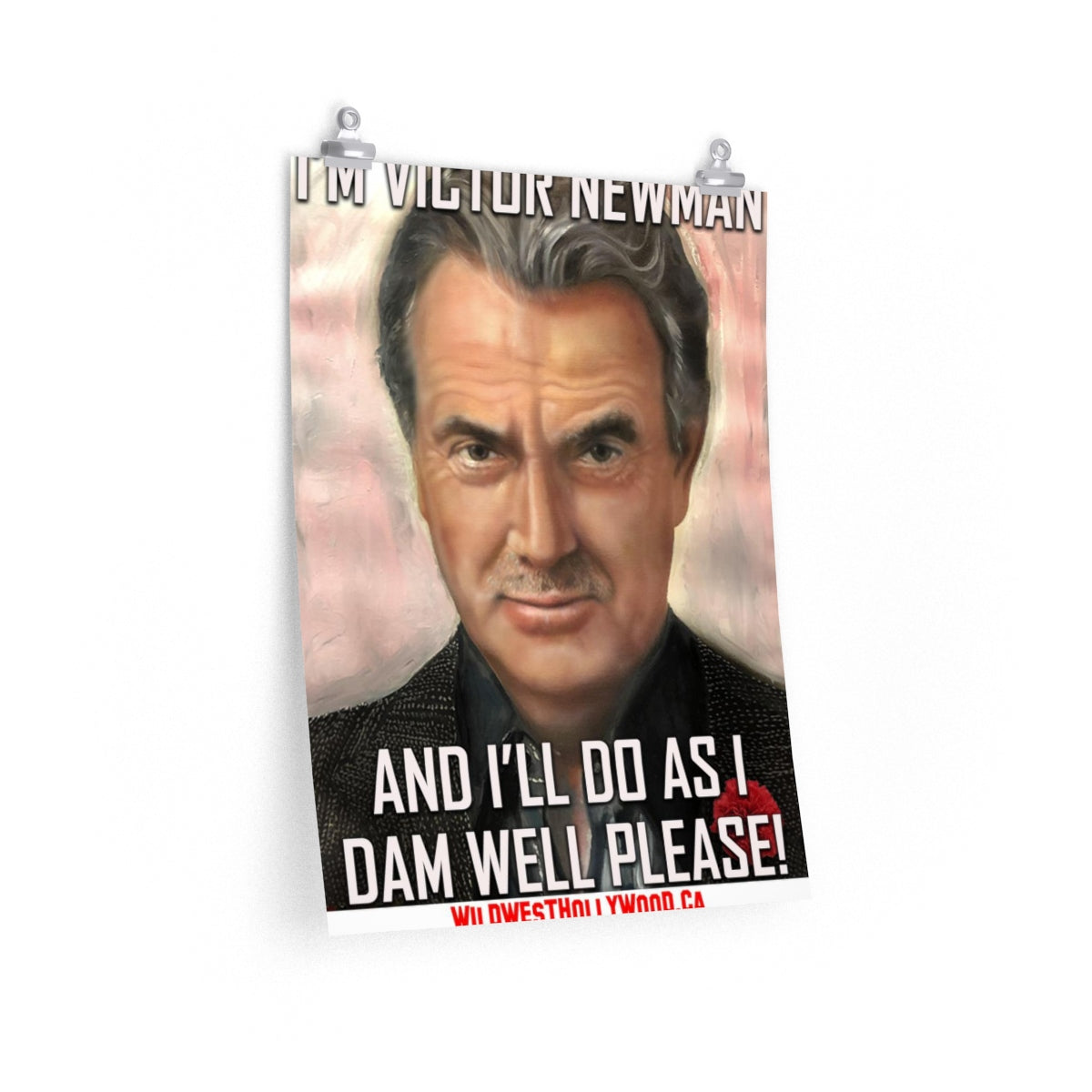 Victor Newman art poster