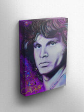 Jim Morrison Purple portrait by Chris Tutty