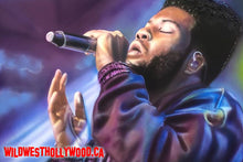 Khalid Signed Celebrity Portrait by Chris Tutty