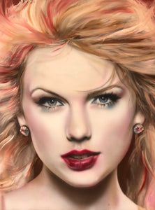 Taylor Swift celebrity portrait by Chris Tutty